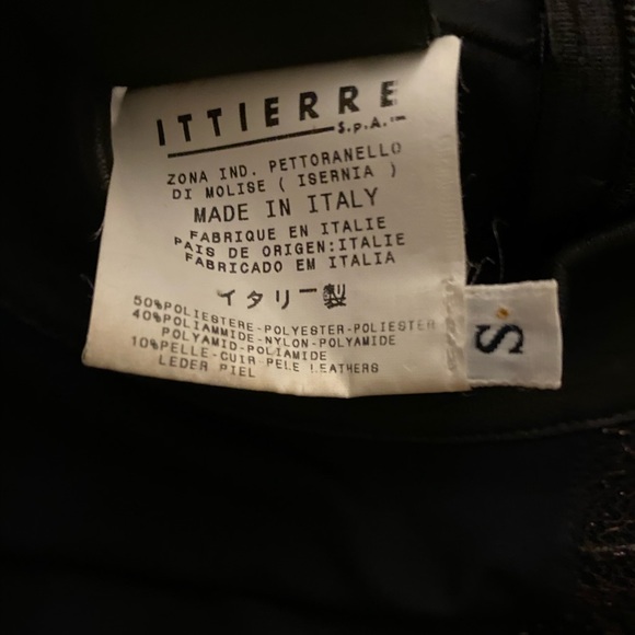 Black Versace Vintage Lace Leather Top Size S - Picture 7 of 8